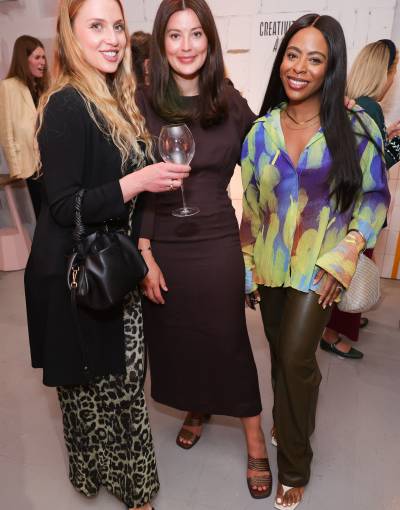 Emma Louise Boynton of Her Hustle. nominee Victoria Prew of HURR and confidence coach Tiwalola Ogunlesi