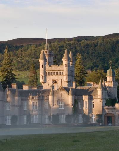 Balmoral Castle stands quietly regal in the Scottish Highlands, a dignified blend of stone, tradition and landscape wrapped in mist and memory.