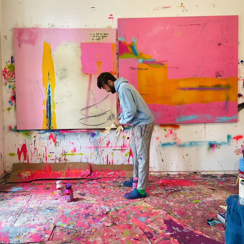 Artist David Pher, Reimagining Colour, Maddox