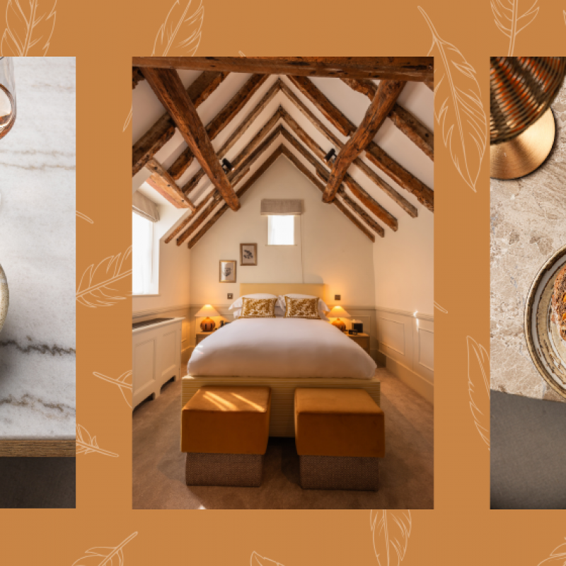 A selection of rooms and menu highlights from The Aviary at The Feathers Hotel Woodstcok.