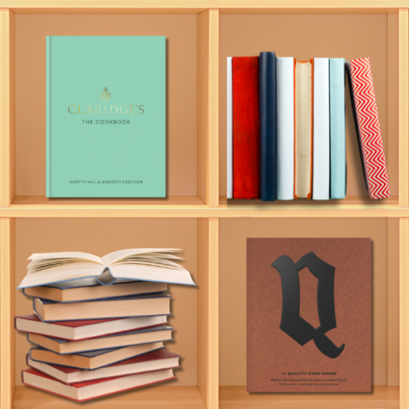 Collection of London Restaurants with Cookbooks